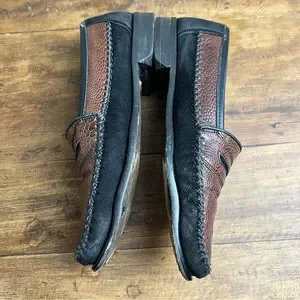 Zelli | Shoes | Zelli Mens 9mblackbrown Genuine Ostrich  display picture 1